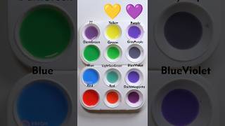 Golden Yellow Vs Violet Color Mixing colormixing oddlysatisfying satisfying paintmixing [upl. by Notsur]