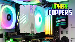 30 CPU Cooler  UpHere Copper 5 Review [upl. by Caylor]