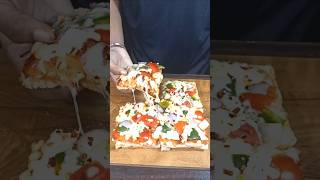 Bread PizzaQuick and Easy Bread Pizza recipeshorts shortsvideo food youtubeshorts youtube [upl. by Rivalee]