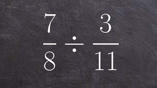 Learn how to divide two fractions with unlike denominators [upl. by Demmer142]