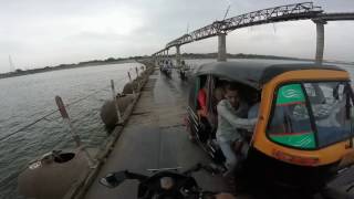 Varanasi to Ramnagar Pontoon Bridge [upl. by Ahsoik334]