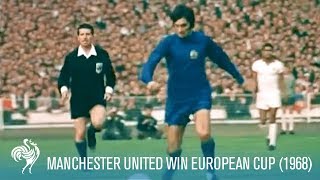 Manchester United Win European Cup vs SL Benfica 1968  British Pathé [upl. by Langdon]