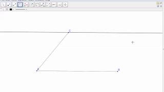 GeoGebra Tutorial How to construct a parallelogram [upl. by Mak]