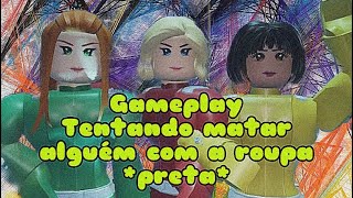 Tentando matar alguém com a roupa pretaheroesonlineworld roblox robloxmemes [upl. by Treboh808]