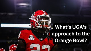 Tykee Smith reveals UGAs approach to the Orange Bowl [upl. by Reteid]