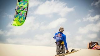 Kiteboarding Race Across Brazilian Desert [upl. by Saisoj]