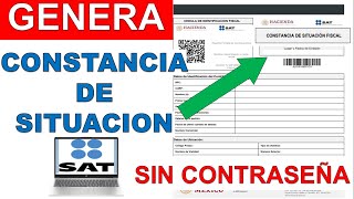 GENERA Constancia De Situación Fiscal I Sin contraseña I Sin SAT ID I Sin Filas I OBTEN EN MIN 2024 [upl. by Henrieta]