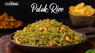 Palak Rice  Spinach Rice Recipe  Healthy Lunch Ideas  Rice Recipes HomeCookingShow [upl. by Chilson906]