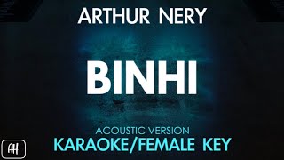 Arthur Nery  Binhi KaraokeAcoustic Instrumental Female Key [upl. by Eleen144]