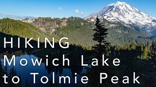 HIKING Mt Rainier Mowich Lake to Tolmie Peak [upl. by Zilevi]