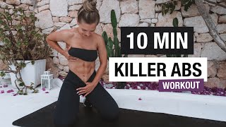 10 MIN KILLER CORE amp AB WORKOUT [upl. by Synned]