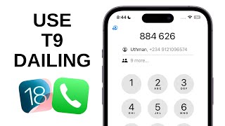 How to Use T9 Dialing on iPhone  iOS 18 [upl. by Stone]