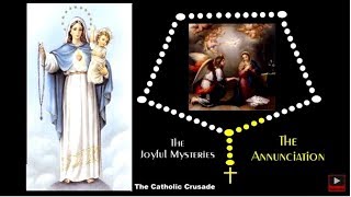 The Joyful Mysteries  VIRTUAL ROSARY  Mondays amp Saturdays [upl. by Lipcombe]