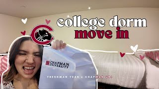 COLLEGE MOVE IN DAY freshman year  chapman university [upl. by Niotna]