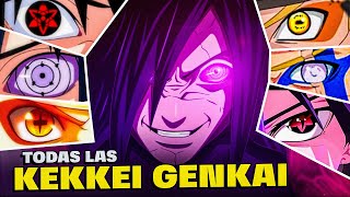 CONOCE TODAS LAS KEKKEI GENKAI DE NARUTO Y BORUTO [upl. by Lathe]