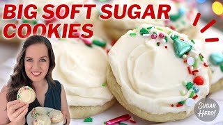 Big Soft Sugar Cookies [upl. by Lisandra]