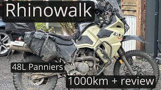 Rhinowalk Panniers long term review  1000km in 4 days  mainly offroad [upl. by Ailimaj]