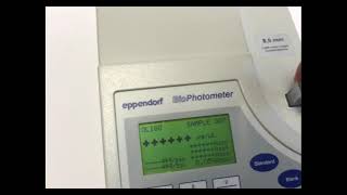 Eppendorf 6131 BioPhotometer Spectrophotom UV Vis DNA RNA Oligo Protein Bacteria [upl. by Desimone]