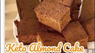 Keto Yogurt Almond Cake Recipe  easy healthy and tasty gluten free [upl. by Siuqcram830]