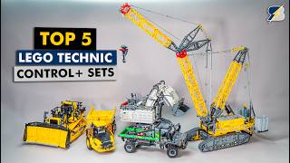 Top 5 biggest LEGO Technic Control sets compared [upl. by Lotsirhc]