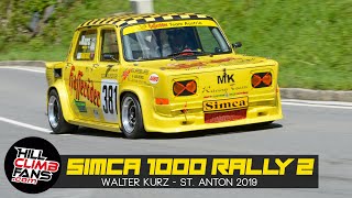 SIMCA 1000 Rally 2  Walter Kurz  Hill Climb St Anton 2019 [upl. by Sammons]