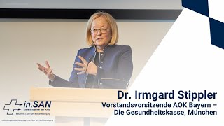 Irmgard Stippler von der AOK Bayern auf der inSAN über Ansätze der Akutund Notfallversorgung [upl. by Tolkan521]