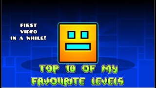 10 Of My Favourite Levels on Geometry Dash [upl. by Mathia287]