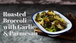 Roasted Broccoli with Garlic and Parmesan Cheese [upl. by Nalepka]