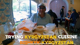 Trying Kyrgyzstan Cuisine Bishkek Kyrgyzstan  Passenger Rizwan [upl. by Atinuj]