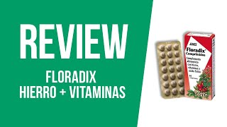 REVIEW Floradix hierro vitaminas y ácido fólico en un mismo complemento  DosFarma [upl. by Sirred]