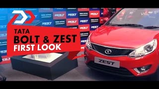 Tata Bolt amp Zest First Look PowerDrift [upl. by Enoryt]