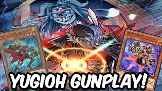 Gunplay in the YuGiOh Finale Tournament Atlanteans Vs Magic Muskets [upl. by Kenney599]