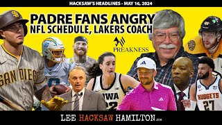 NFL 2024 Schedule Padres Skid Lakers Coaching Search NBANHL Playoffs Preakness [upl. by Trela]