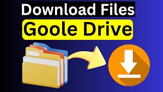 How To Download Google Drive Files  Full Guide [upl. by Aeirdna916]