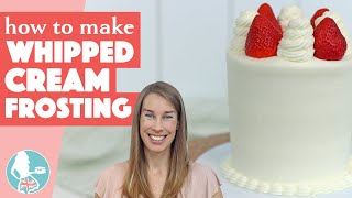 Whipped Cream Frosting [upl. by Ahsiloc]