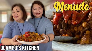 The Best Kapampangan Style Menudo Recipe  Ocampos Kitchen [upl. by Neelehtak]