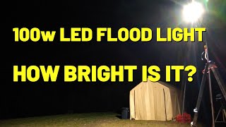 214 Solla 100w LED Outdoor Flood Lights  Are They Any Good [upl. by Nylrebma597]