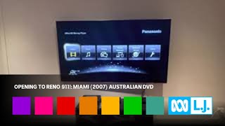 Opening to Reno 911 Miami 2007 Australian DVD [upl. by Eniarral]