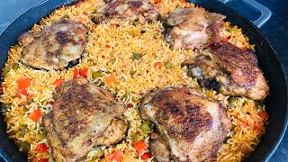 OVEN BAKED ONE POT CHICKEN amp RICE ONE POT CHICKEN AND RICE [upl. by Rosenzweig708]