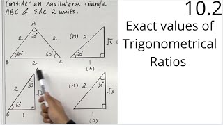 Edexcel AS Level Maths 102 Exact Values of Trigonometrical Ratios [upl. by Irim]