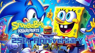 SpongeBob SquarePants 25th Anniversary AI Chat Not For Kids [upl. by Hedgcock]