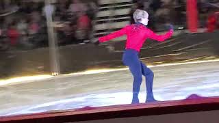 Ilia Malinin Skating at Ion Arena Gold Show 4192024 [upl. by Ayian834]