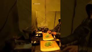 P6  Camping In Snow Storm With Rooftop Tent bushcraft build camp camping survival shelter [upl. by Atineg]