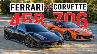 Corvette C8 Z06 Z07 vs Ferrari 458 Italia  Did Chevrolet Beat the Benchmark [upl. by Aenaj]