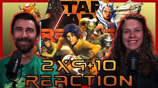 Star Wars Rebels REACTION  S2 Episode 9 amp 10 [upl. by Oicul210]