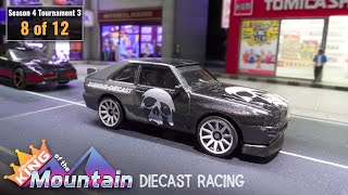 The Dark Art of Diecast Racing KotM4 38 Custom Car Race [upl. by Leiruh979]