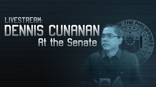 Livestream Dennis Cunanan at the Senate [upl. by Mahoney862]