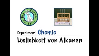 Experiment Chemie – Löslichkeit von Alkanen [upl. by Leigh]