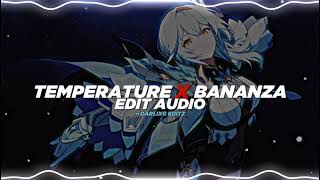 Temperature x bananza belly dancer  sean paul amp akon edit audio [upl. by Kilian]