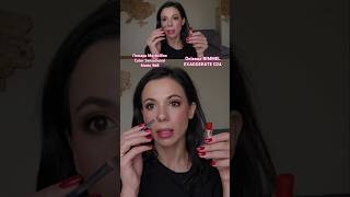 Помада Maybelline Color Sensational Matte 968  Олівець RIMMEL EXAGGERATE 024 червонігуби tutorial [upl. by Nichol312]